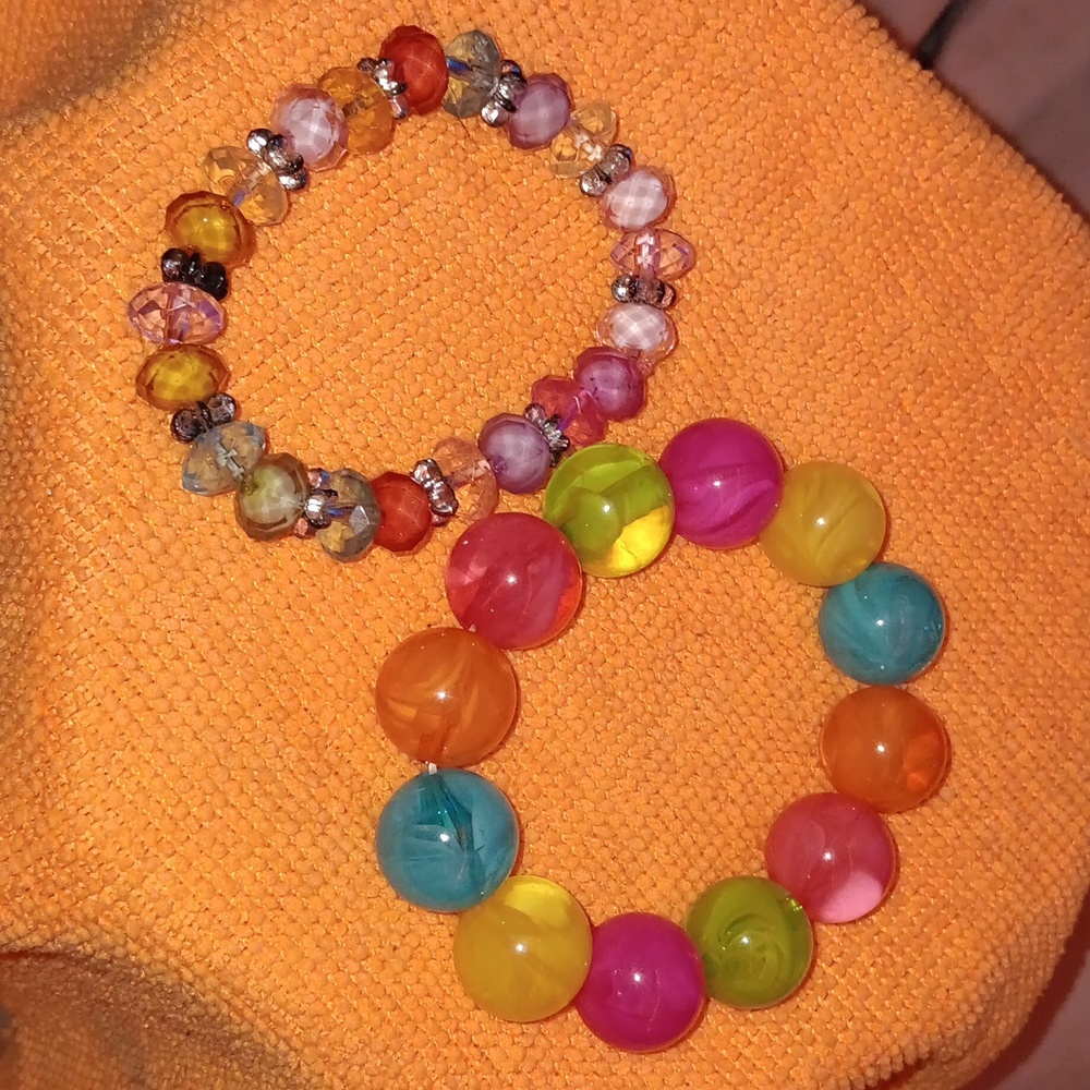 Rainbow bracelets